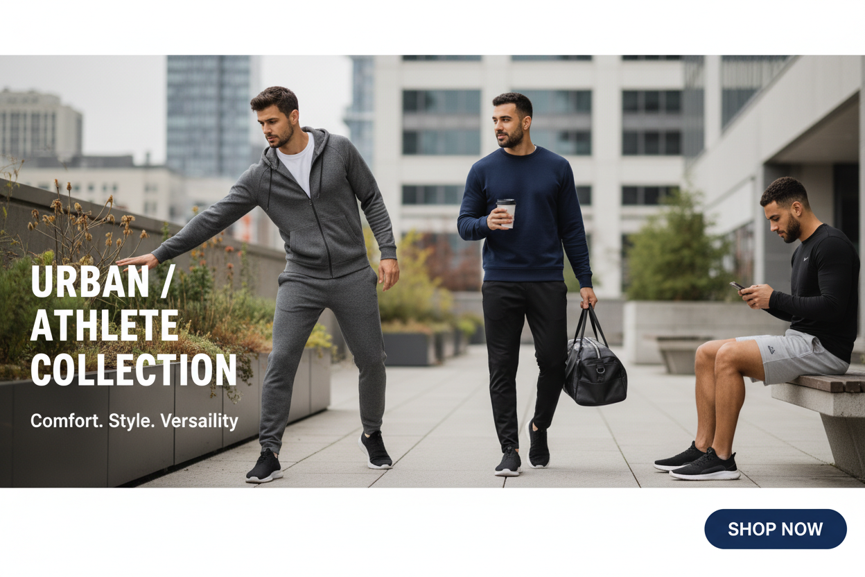 Men’s Athleisure Wear | Comfortable & Stylish Men’s Activewear