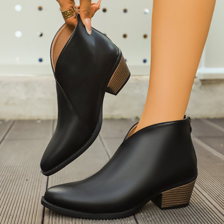 Womens Boots With A Back Zipper