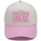 Embroidered Color-Block Casual Baseball Cap For Men And Women