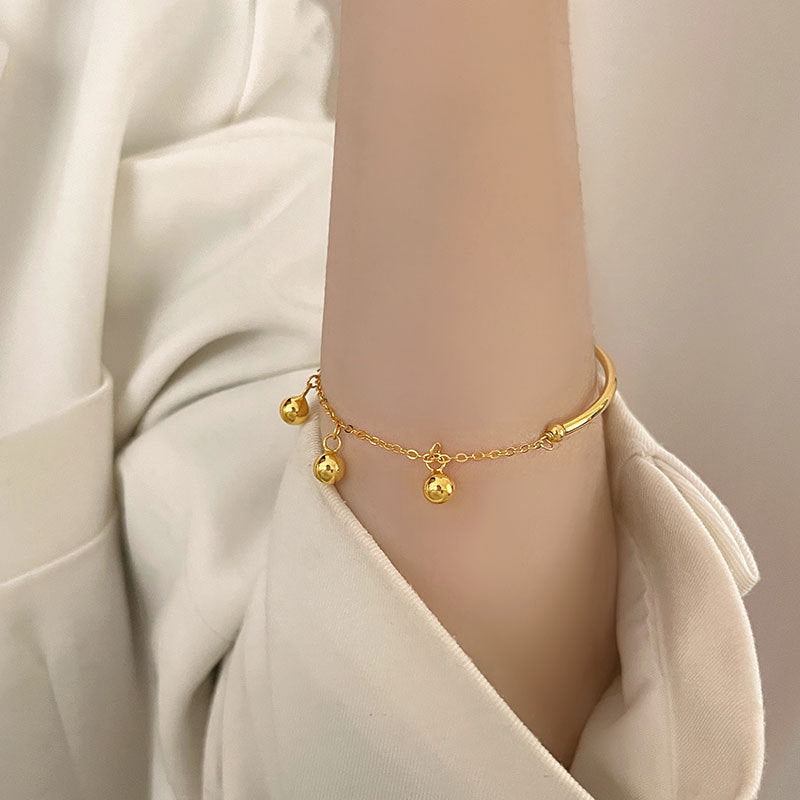 Titanium Steel Ball Lucky Bead Bracelet Secondary image