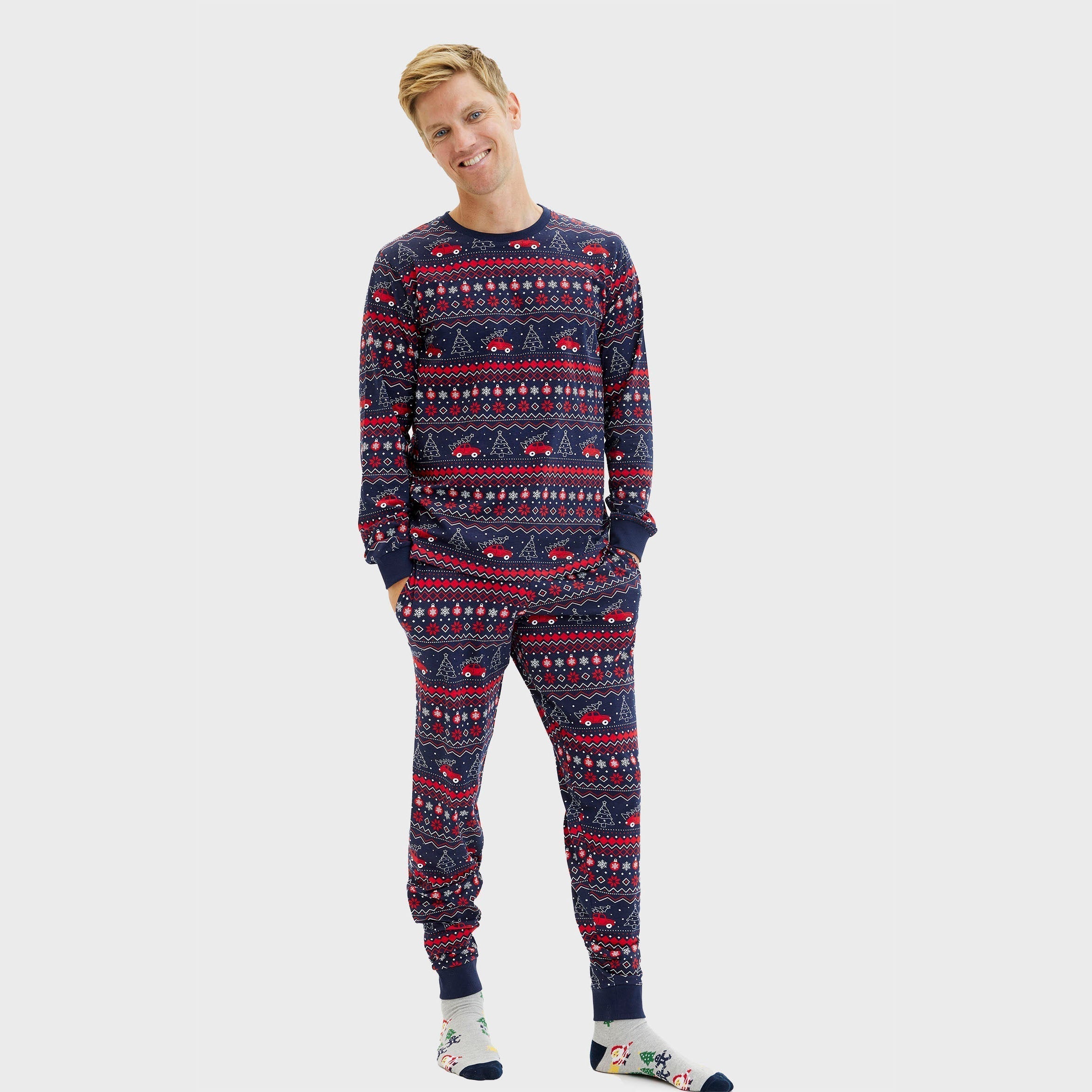 Striped Christmas Family Set Autumn Long-sleeve Loungewear Main image