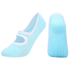 Open-back non-slip gym indoor floor socks