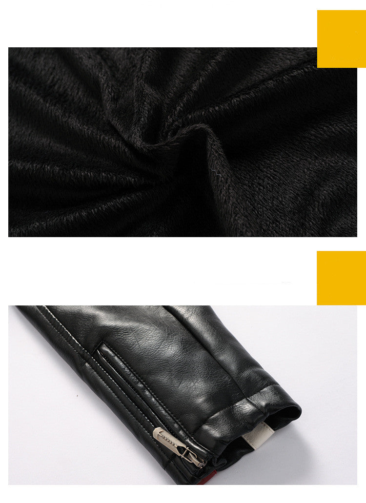 Men's Motorcycle Leather Street Motorcycle Racing Suit Secondary image