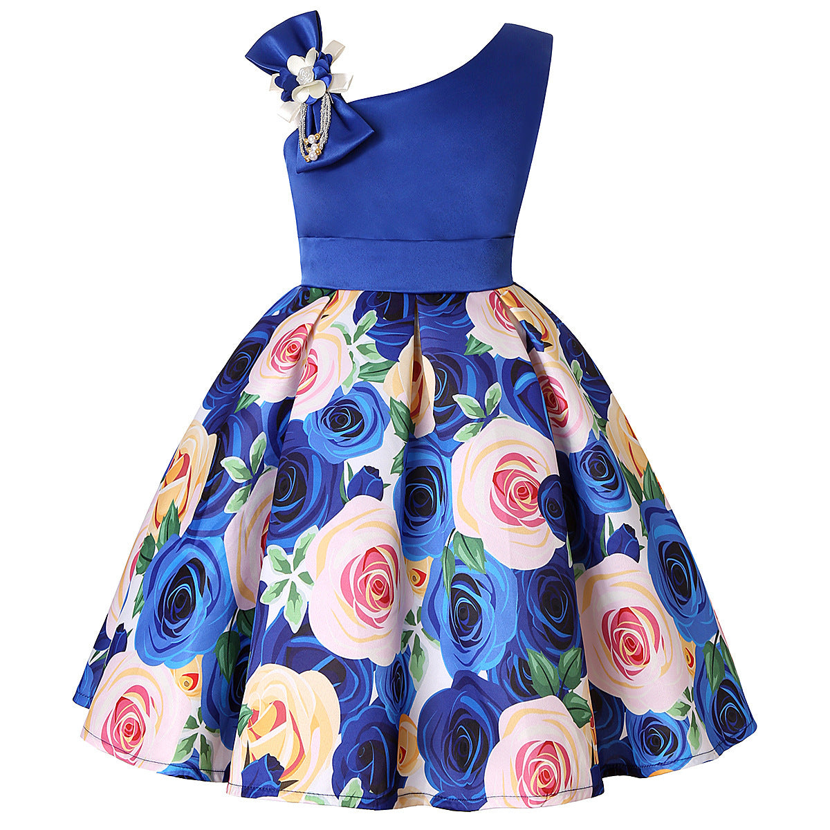Girls' Dresses Girls' Princess Dresses Digital Print Children's Dresses Secondary image