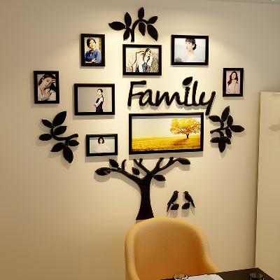 Photo frame tree 3d wall sticker Main image
