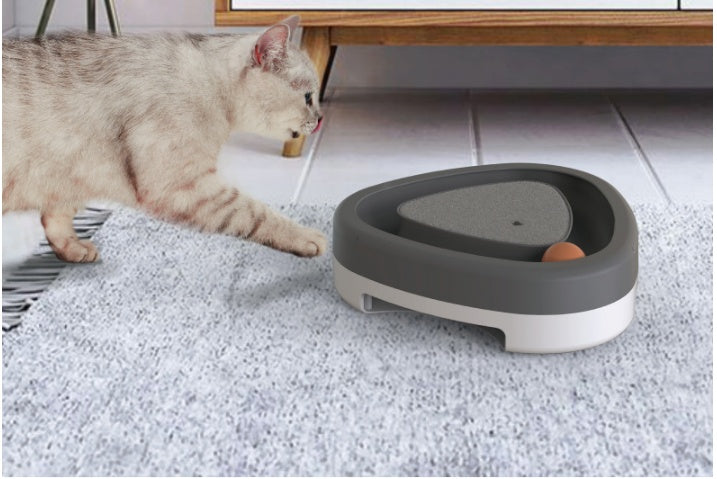 Pet Cat Self-hey Toy Smart Funny Cat Triangle Turntable Electric Toy Cat Scratcher Main image