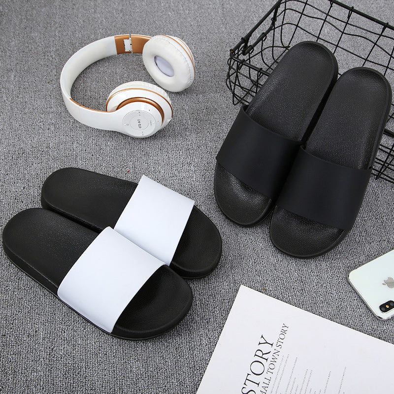 Shoes for Men Slippers Summer Home Slippers Men Black White Fashion Brand Men Shoes Non-slip Slides Men Luxury Designers Slides Secondary image