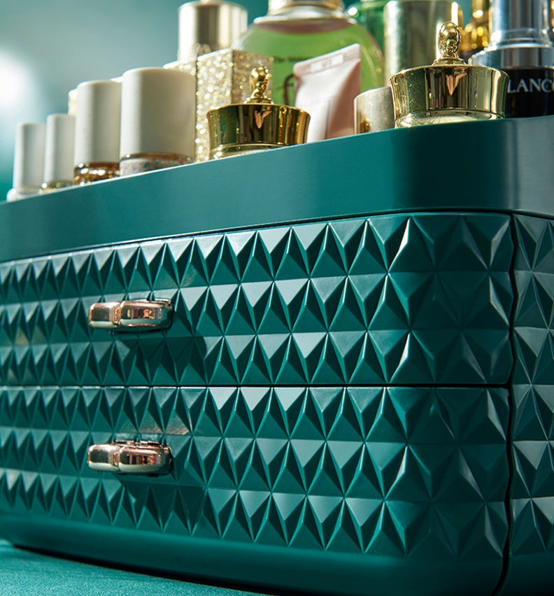 Desktop dustproof cosmetics storage box Secondary image