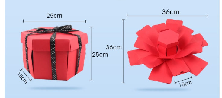 New Hexagonal Surprise Explosion Box Gift Packaging Secondary image