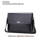 Trendy Men's Business Office And Casual Large-capacity Leather Bag