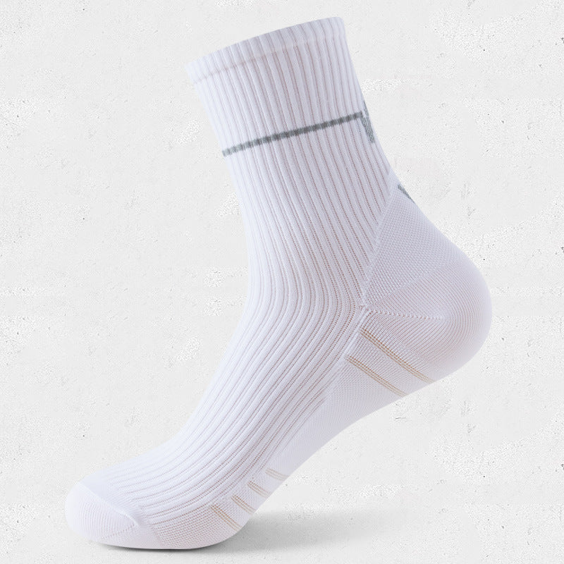 Sweat-wicking Training Running Socks Mid-calf Socks ECG