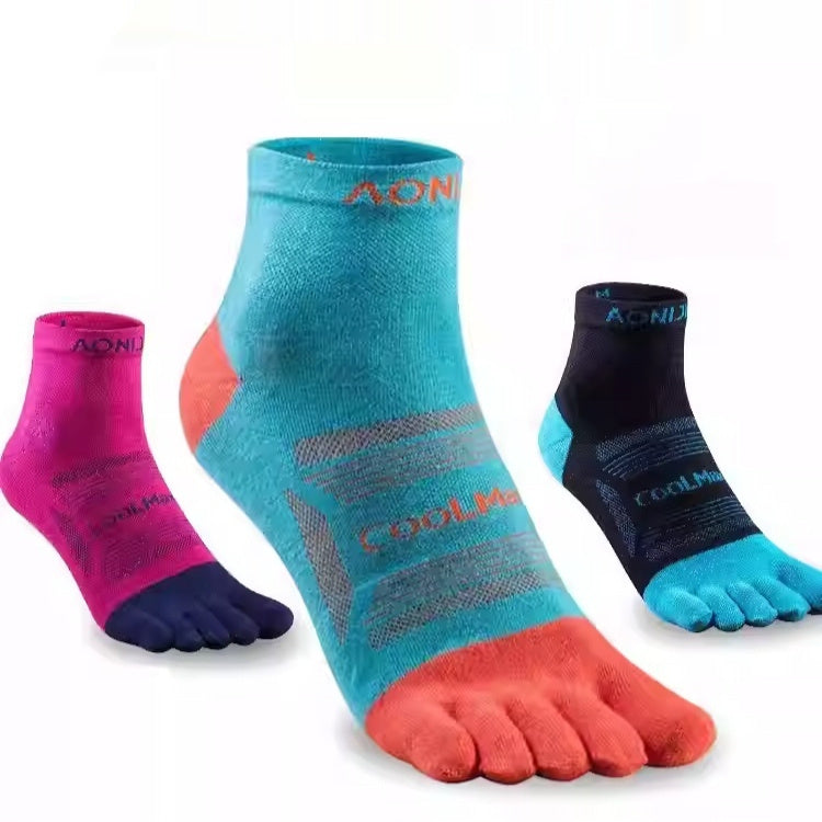 Men's And Women's Sports Running Marathon Trail Hiking Split Toe Socks Secondary image