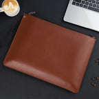 Sleek, High-capacity, Waterproof Leather Organizer For Contracts And Documents