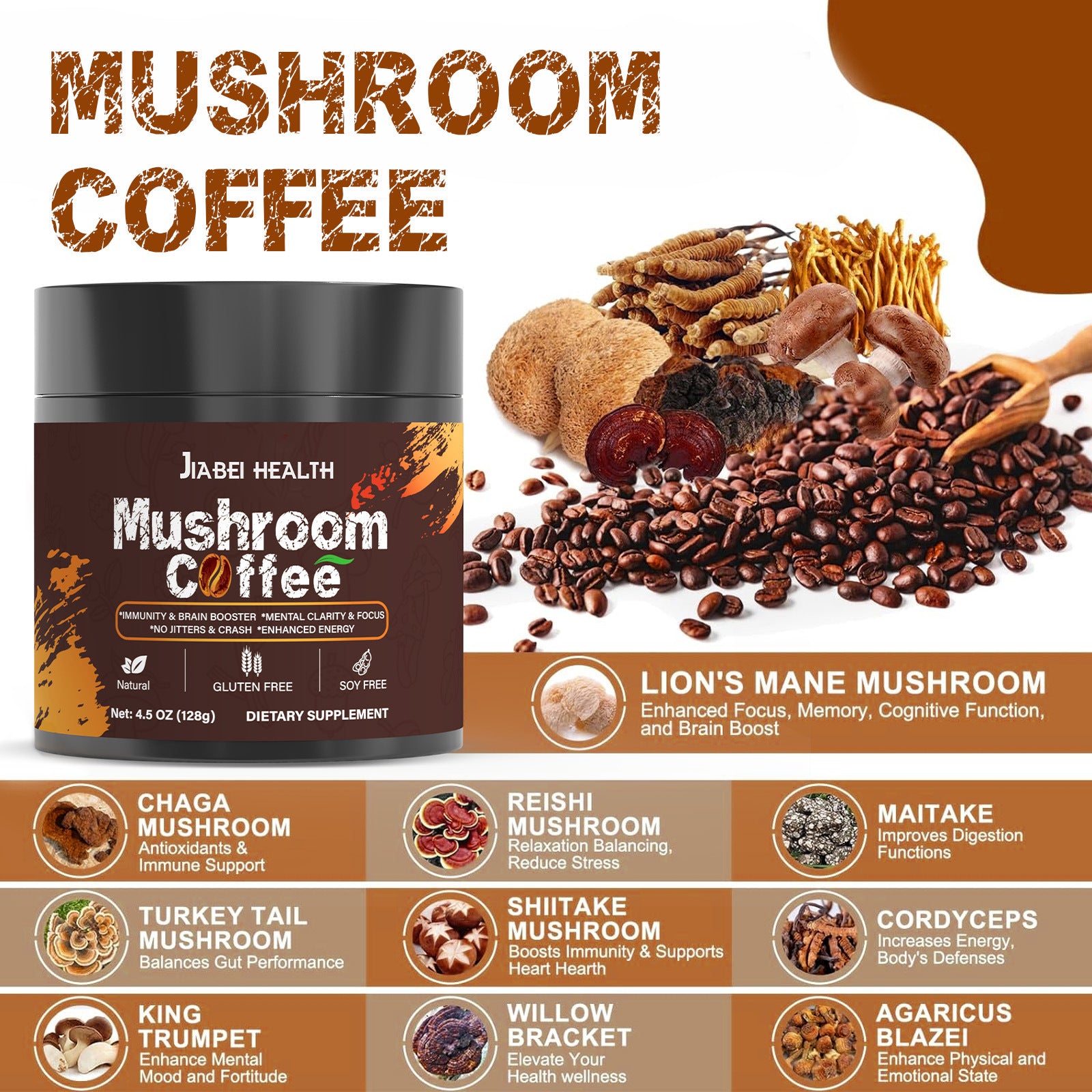 Mushroom Coffee Powder Main image