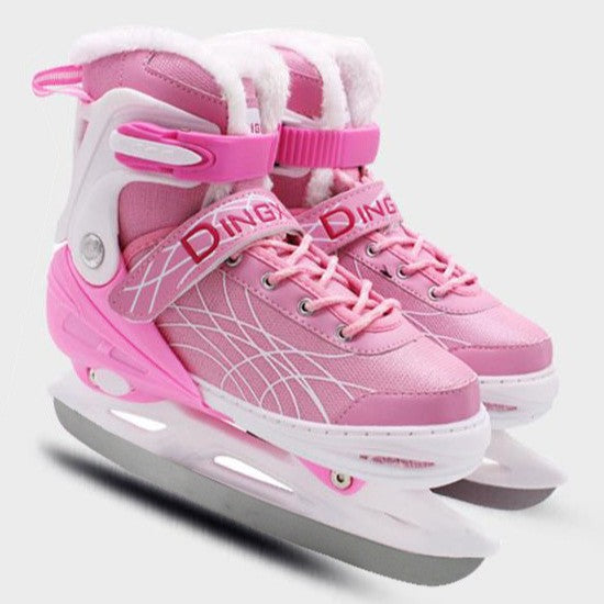 Children's Plush Insulated Adjustable Ice Skate Shoes Secondary image