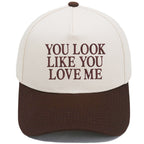 Embroidered Color-Block Casual Baseball Cap For Men And Women