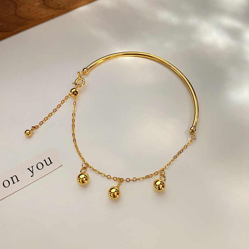 Titanium Steel Ball Lucky Bead Bracelet