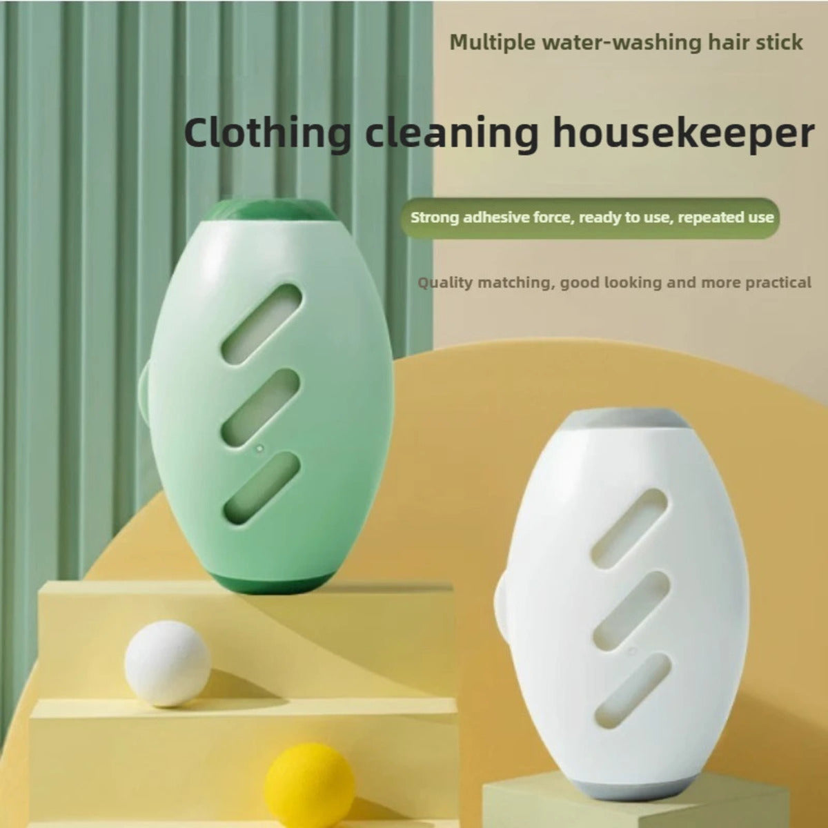 Reusable Lint Rollers For Pet Hair, Washable Sticky Roller For Clothes, Portable Home Travel Lint Roller, Super Sticky Lint Roller Ball For Plush Hair, Washable Lint Roller,Dust, Clothes Secondary image