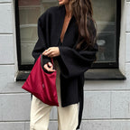 Women's V-neck Lace-up Chanel-style Long-sleeve Jacket