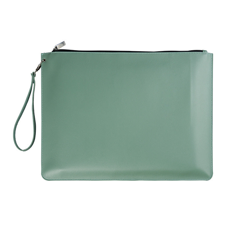 Sleek, High-capacity, Waterproof Leather Organizer For Contracts And Documents