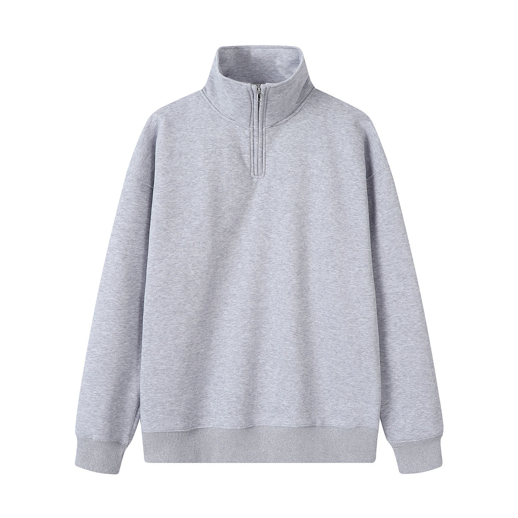 Women's  Premium Half-zip Stand-up Collar Hoodie