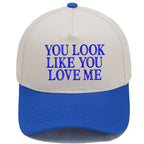 Embroidered Color-Block Casual Baseball Cap For Men And Women