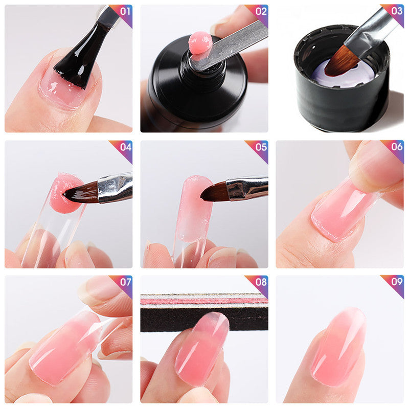 Multi-color mixed nail solid model glue Secondary image