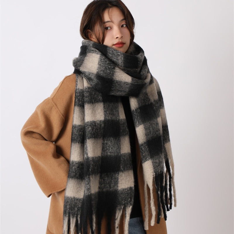 Womens Winter Scarf For WarmthPremium Faux Cashmere With A Luxurious Feel Secondary image