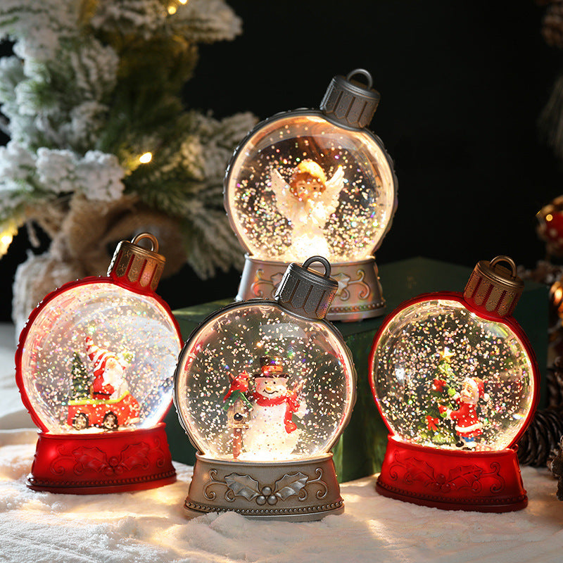Christmas Holiday Decorations Luminous Simulation Flat Light LED Decoration Scene Layout Flame Light Home Decor Secondary image