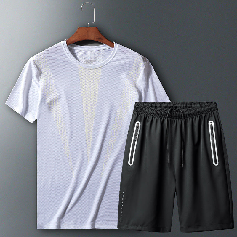 Leisure Sports Breathable And Quick-drying Two-piece Sportswear Suit Secondary image