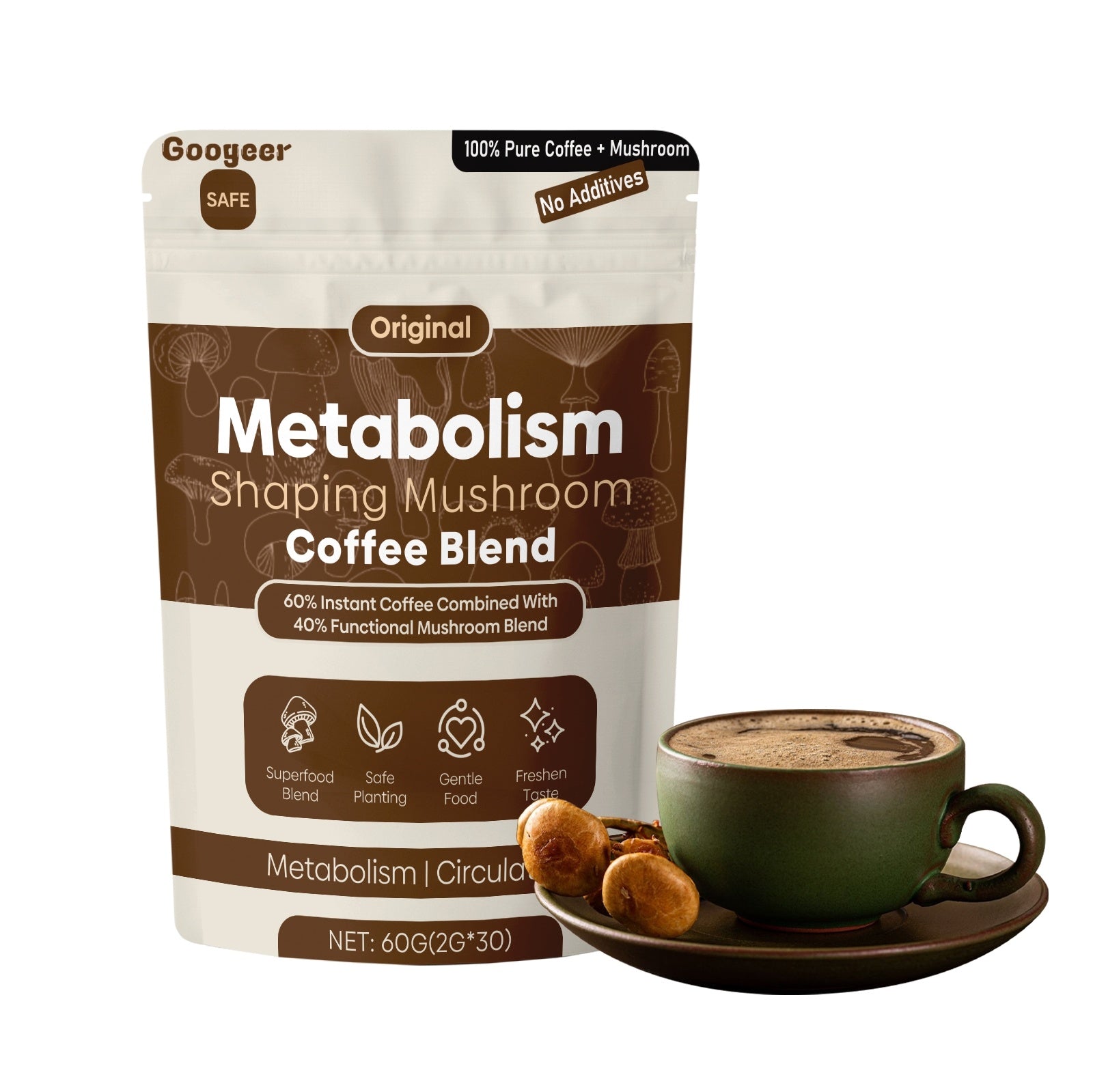 Metabolism Shaping Mushroom Coffee Blend Secondary image