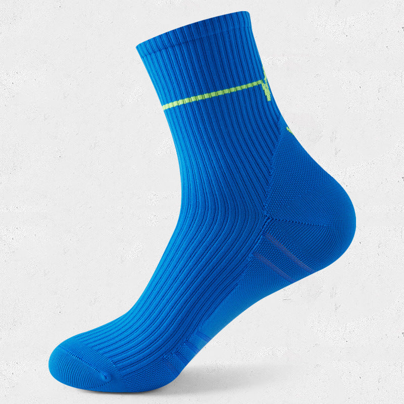 Sweat-wicking Training Running Socks Mid-calf Socks ECG