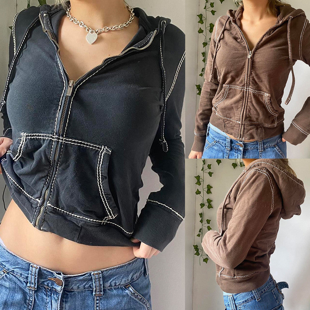 Women's Athleisure Cardigan Hoodie Main image