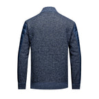 Men Thermal Knitted Business Sweater With A Stand Collar
